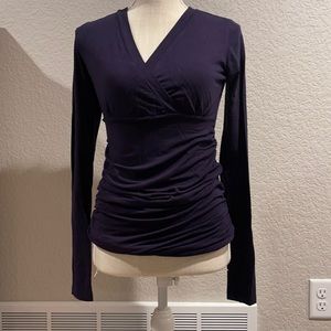 lsabella Oliver faux wrap maternity top